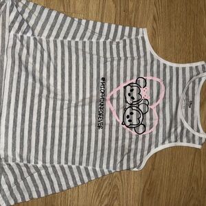 Disney Striped Tank Top with Mickey and Minnie